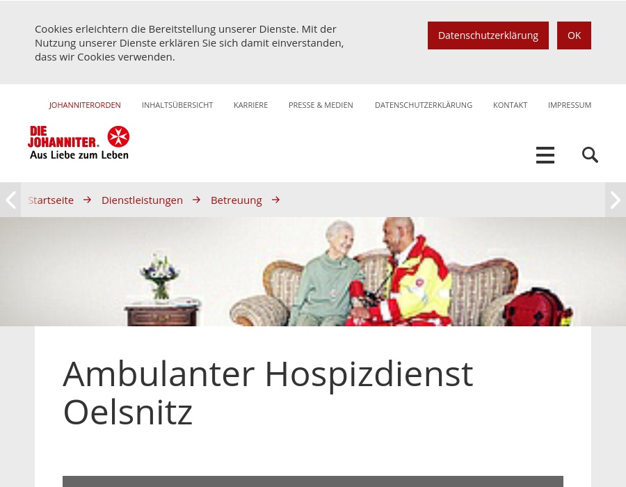 Ambulanter Hospizdienst mit palliativ pflegerischer Beratung
