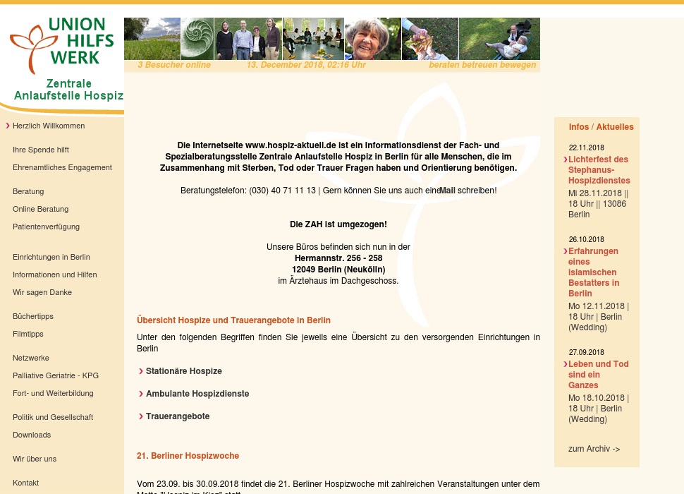 Zentrale Anlaufstelle Hospiz