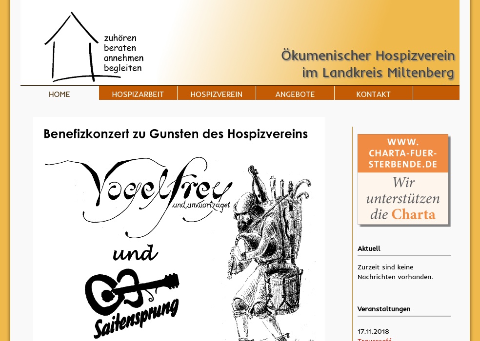 Ökumen. Hospizverein im Landkreis Miltenberg