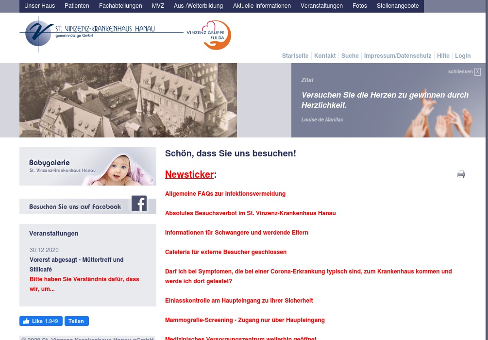St. Vinzenz Krankenhaus Hanau Haupthaus