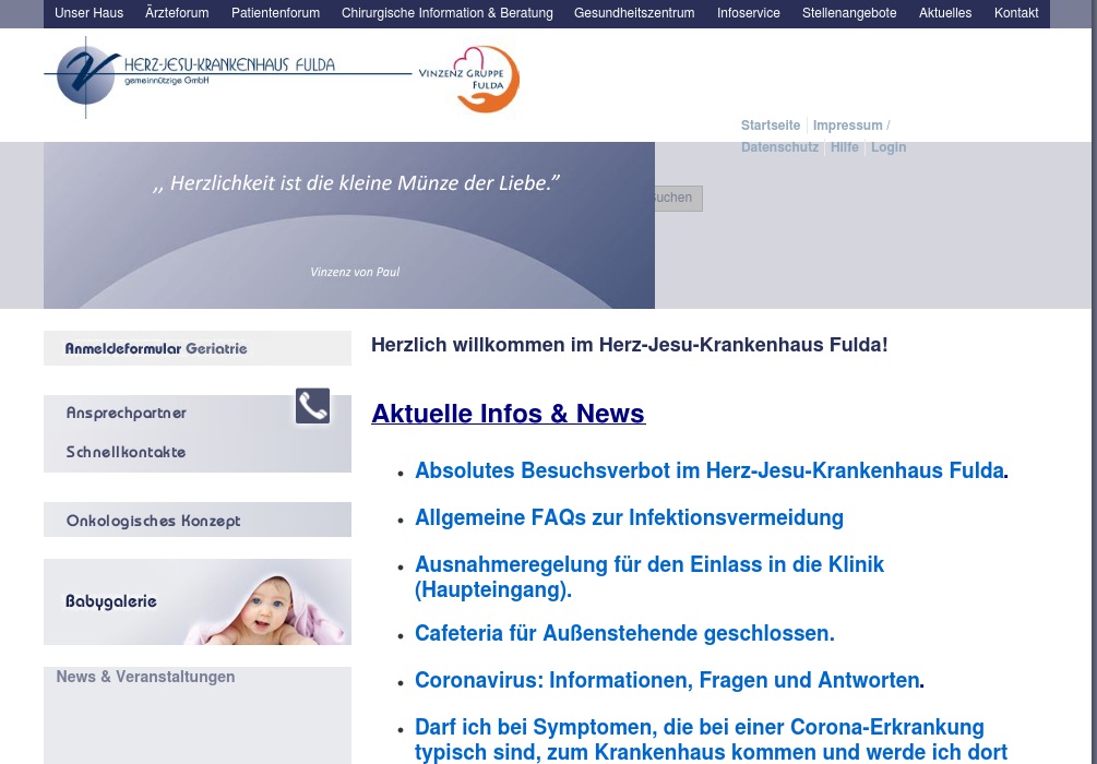 Abteilung für Kinder- und Jugendpsychiatrie, Psychosomatik und Psychotherapie der Herz-Jesu-Krankenhaus Fulda gGmbH