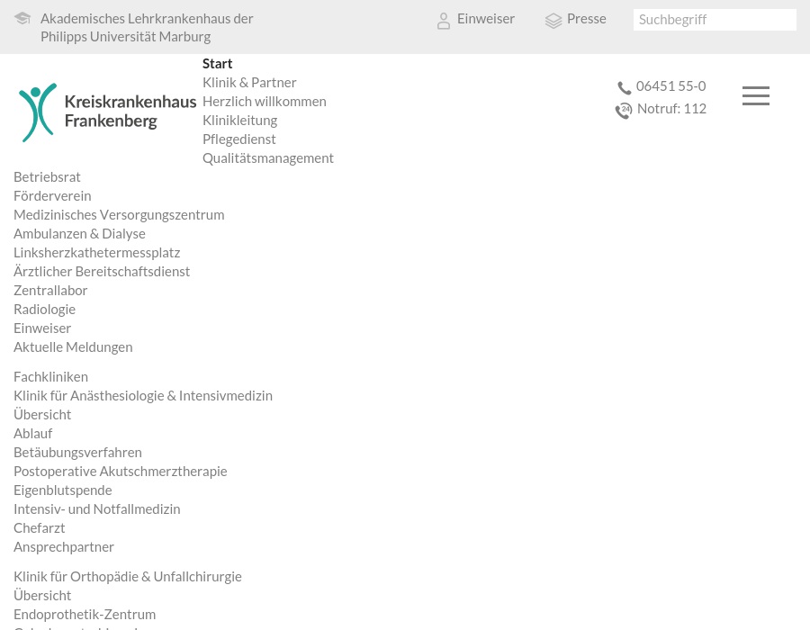 Kreiskrankenhaus Frankenberg