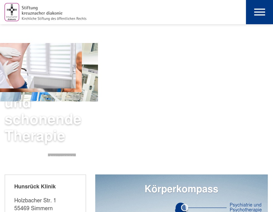 Hunsrück Klinik kreuznacher diakonie