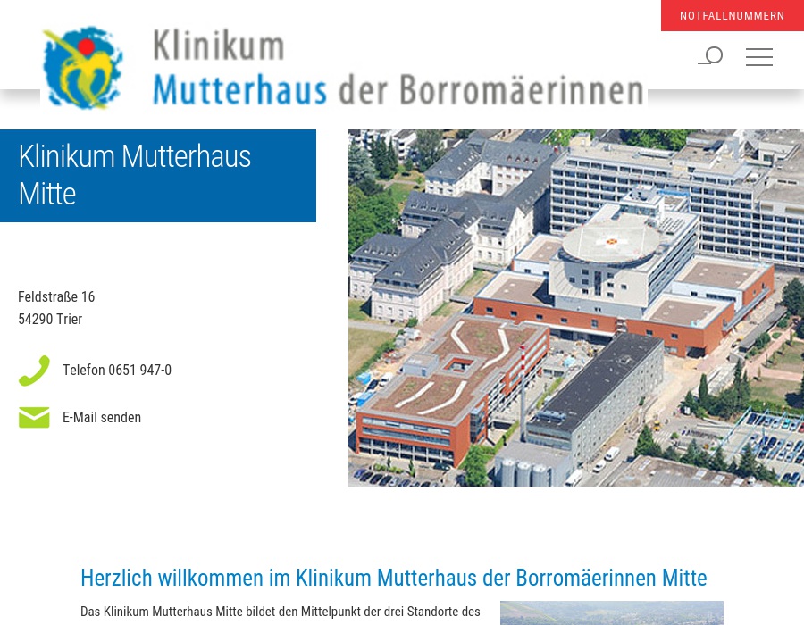 Klinikum Mutterhaus der Borromäerinnen - Standort Mitte