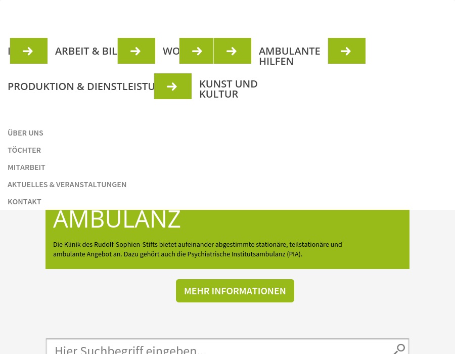 Klinikum für Psychiatrie, Psychotherapie und Psychosomatik des Rudolf-Sophien-Stifts