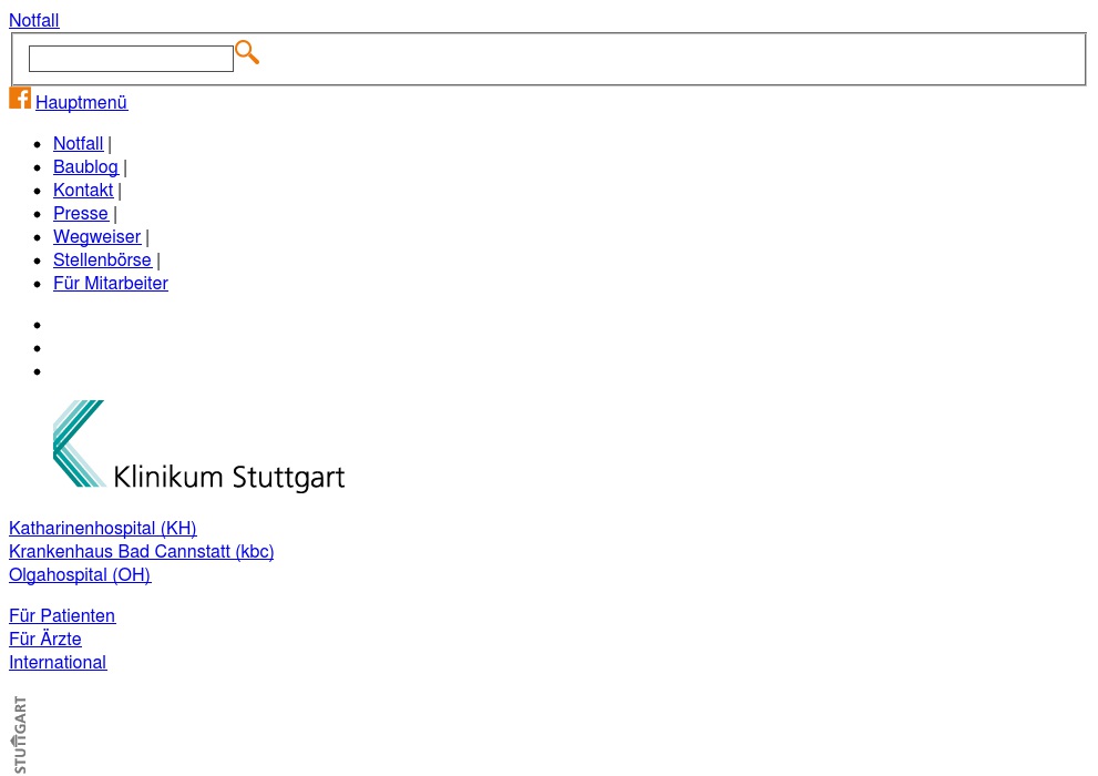 Klinikum Stuttgart - Gemeinnützige Kommunalanstalt öffentlichen Rechts