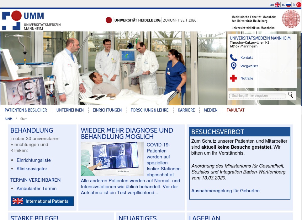 Universitätsklinikum Mannheim GmbH