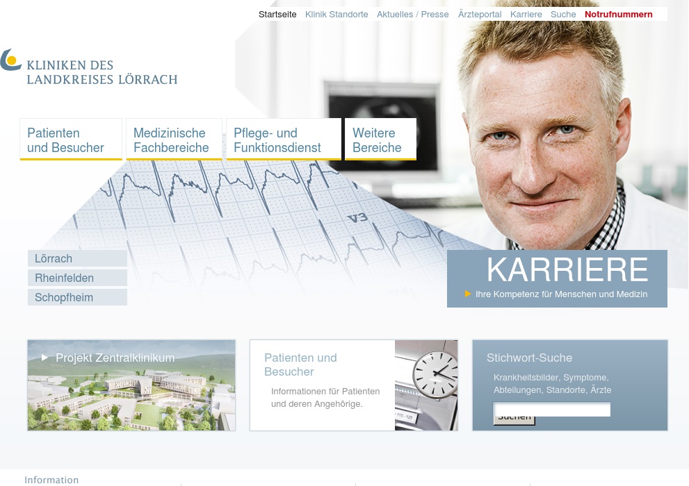 KLINIKEN DES LANDKREISES LÖRRACH GMBH
Kreiskrankenhaus Lörrach