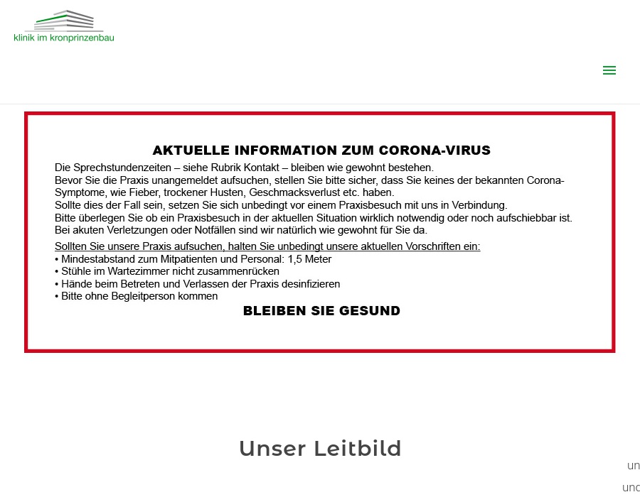 Chirurgische Klinik Dr. Kübel/ Dr. Albrecht/ Dr. Gühring