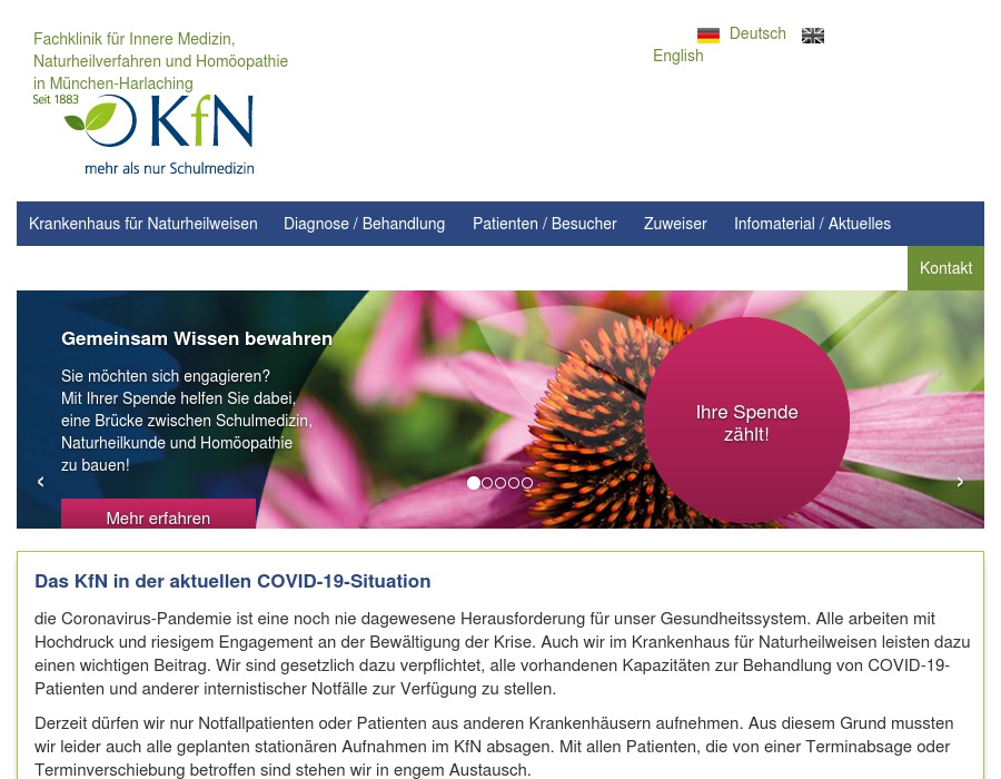 Krankenhaus für Naturheilweisen