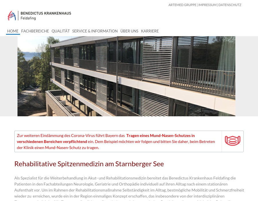 Benedictus Krankenhaus Feldafing GmbH &amp; Co. KG
