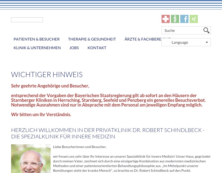 Privatklinik Dr. R. Schindlbeck