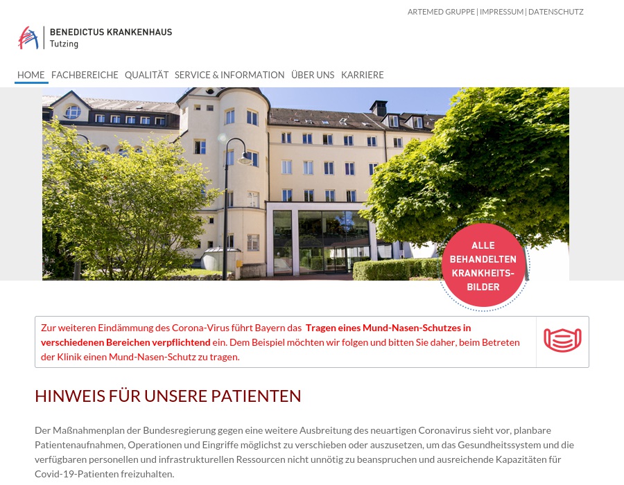 Benedictus Krankenhaus Tutzing GmbH &amp; Co. KG