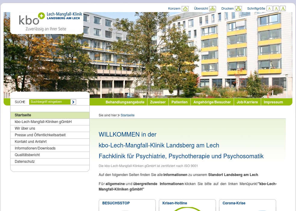 kbo-Lech-Mangfall-Klinik Landsberg am Lech