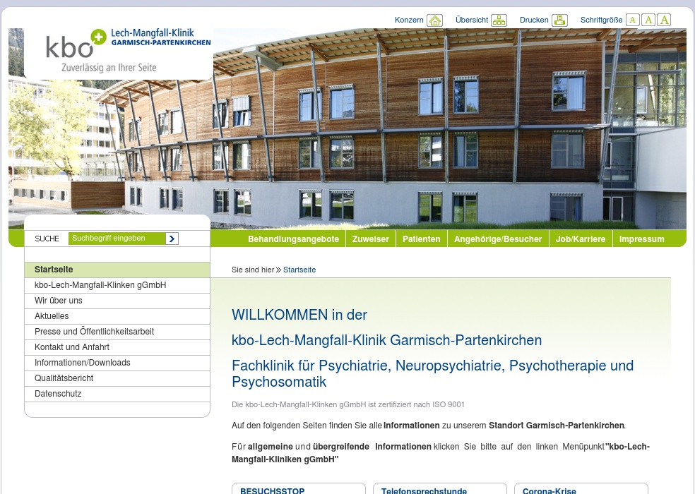 kbo-Lech-Mangfall-Klinik Garmisch-Partenkirchen