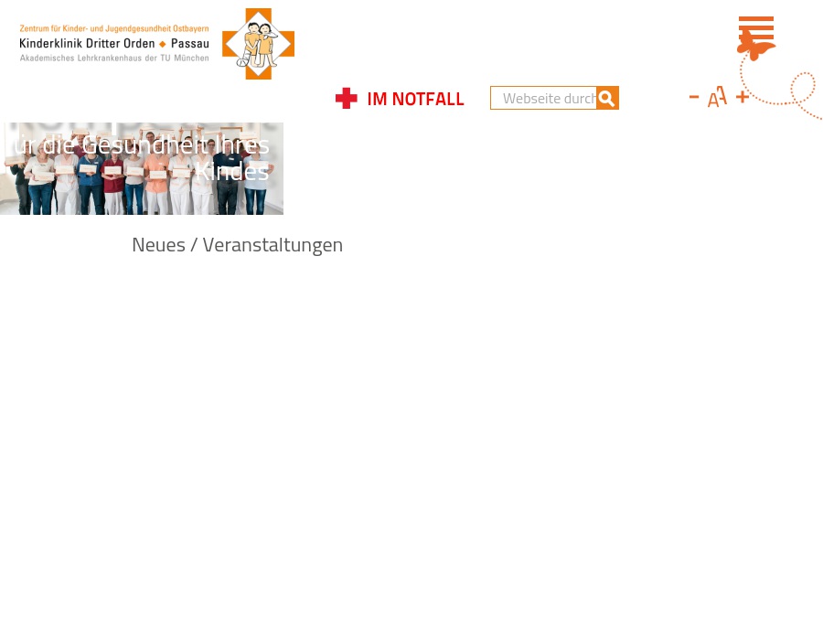 Kliniken Dritter Orden gGmbH Standort Kinderklinik Dritter Orden Passau