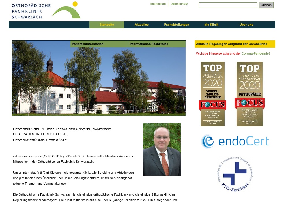 Orthopädische Fachklinik Schwarzach