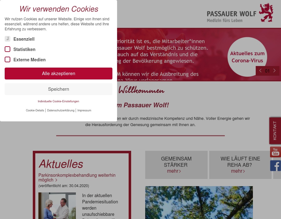 Passauer Wolf Reha-Zentrum Bad Griesbach