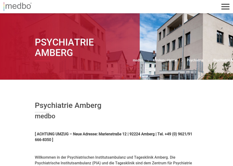 Psychiatrische Tagesklinik Amberg