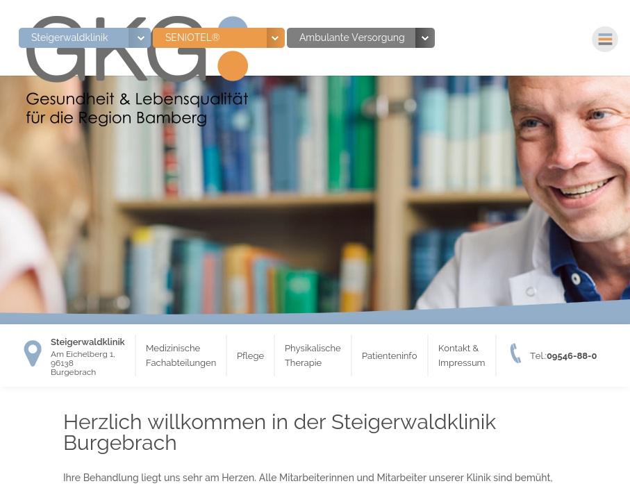 Klinikum des Landkreises Bamberg - Betriebsstätte Steigerwaldklinik Burgebrach