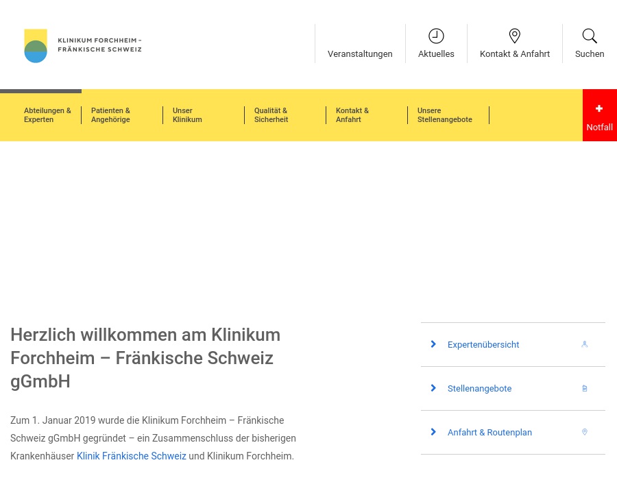 Klinikum Forchheim der Vereinigten Pfründnerstiftungen