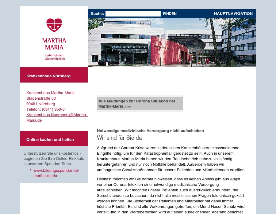Krankenhaus Martha-Maria Nürnberg