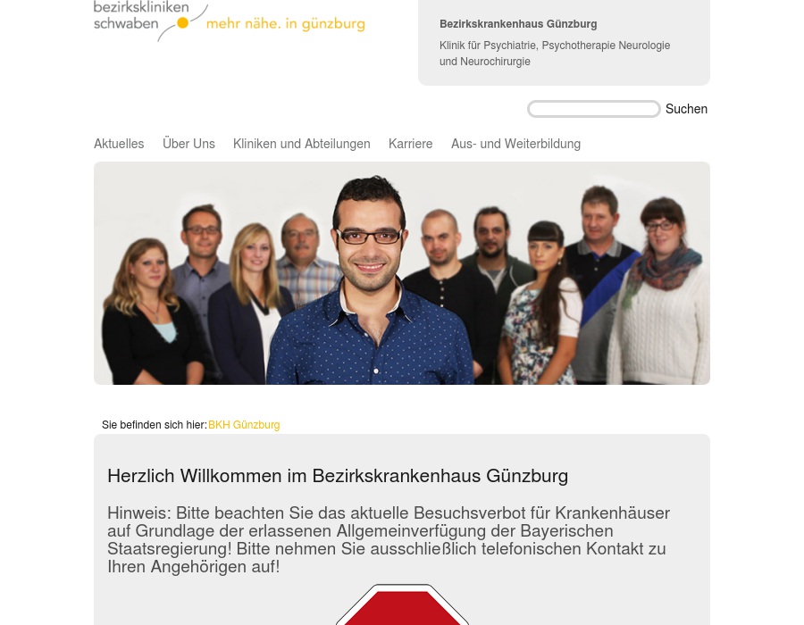 Bezirkskliniken Schwaben, Bezirkskrankenhaus Günzburg