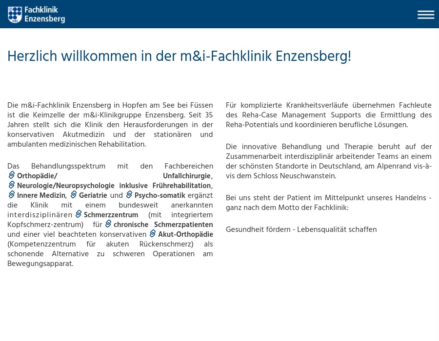 Fachklinik Enzensberg