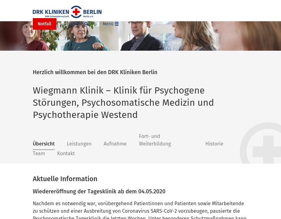 DRK Kliniken Berlin Wiegmann Klinik