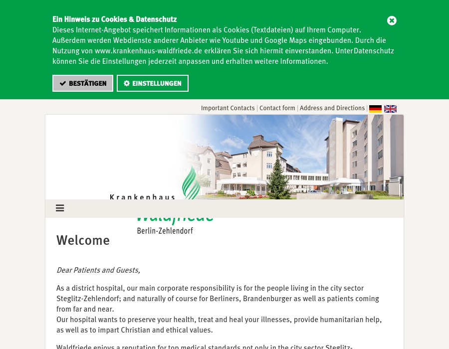 Krankenhaus Waldfriede e.V.