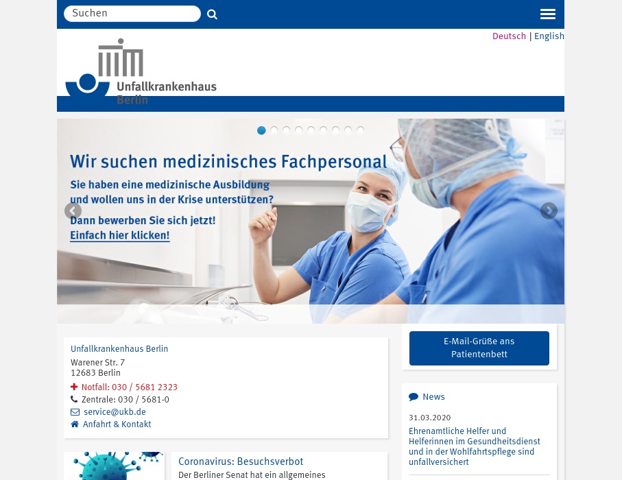 BG-Unfallklinik - Unfallkrankenhaus Berlin gGmbH