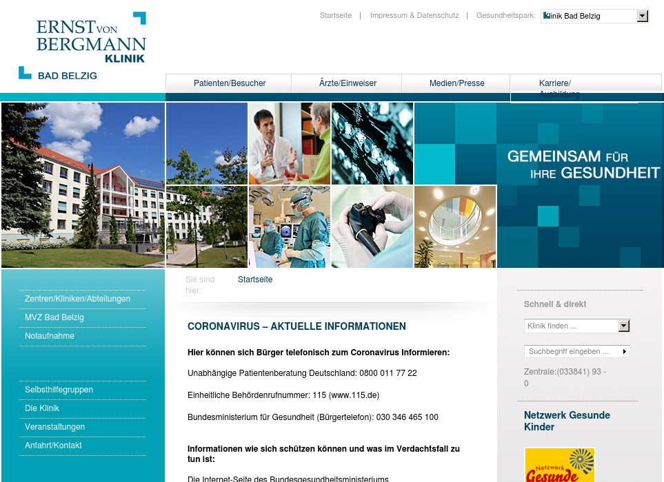 Klinik Ernst von Bergmann Bad Belzig gGmbH