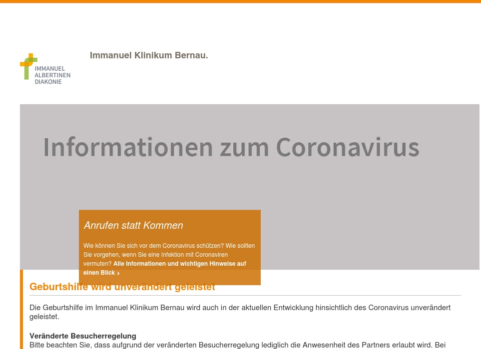 Immanuel Klinikum Bernau Herzzentrum Brandenburg