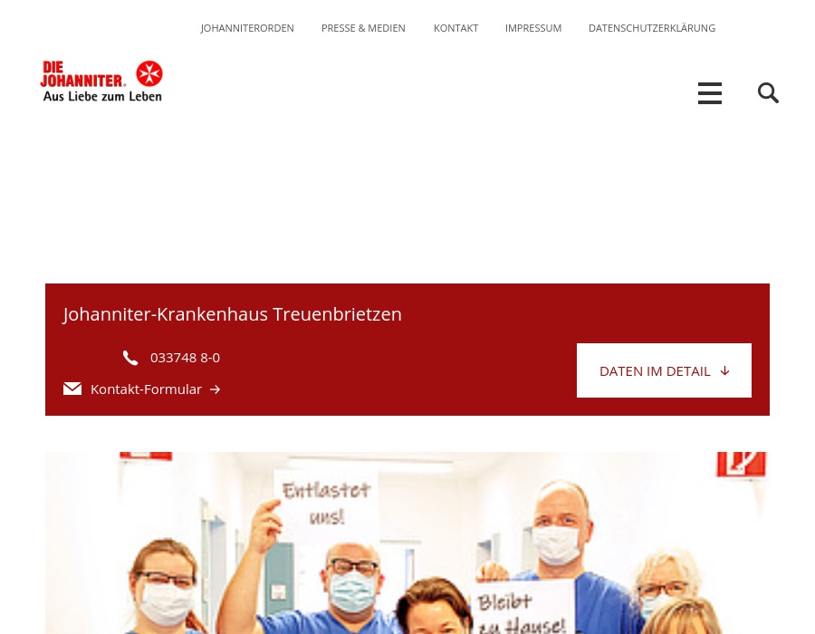 Johanniter GmbH Johanniter-Krankenhaus Treuenbrietzen