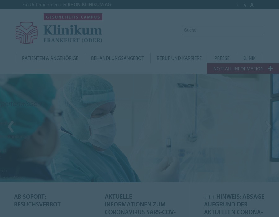 Klinikum Frankfurt (Oder) Tagesklinik Seelow