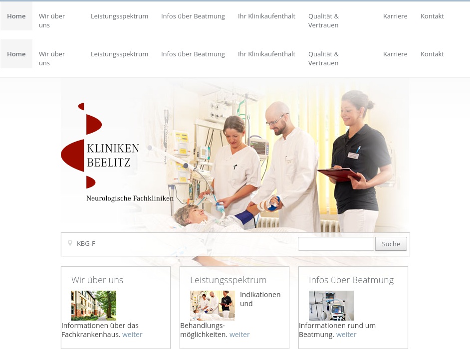 Kliniken Beelitz GmbH / Fachkrankenhaus für Neurologische Frührehabilitation