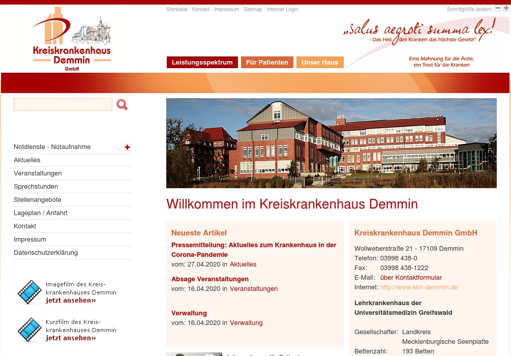 Kreiskrankenhaus Demmin GmbH
