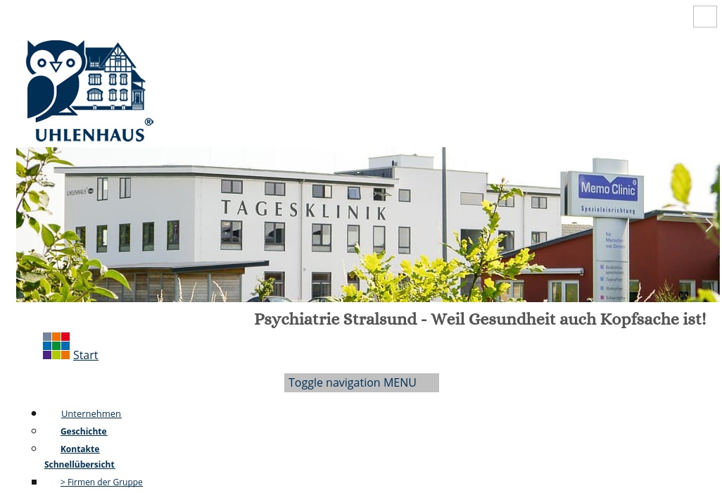 Uhlenhaus Tagesklinik für Psychosomatische Medizin und Psychotherapie