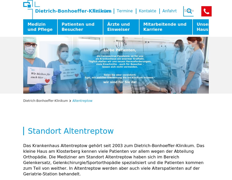 Dietrich-Bonhoeffer-Klinikum Standort Altentreptow