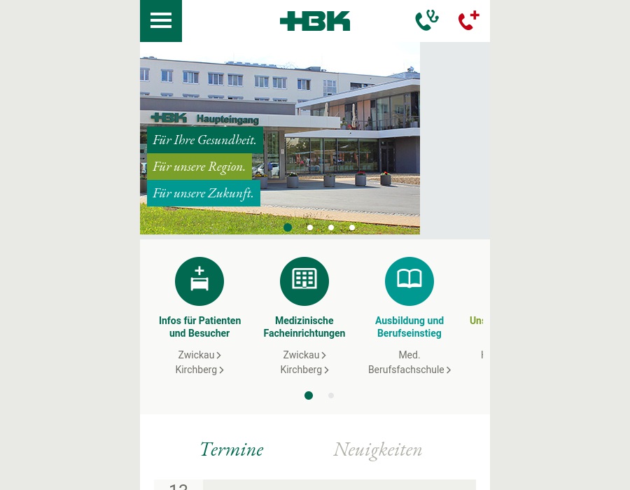 Heinrich-Braun-Klinikum gemeinnützige GmbH, Standort Zwickau