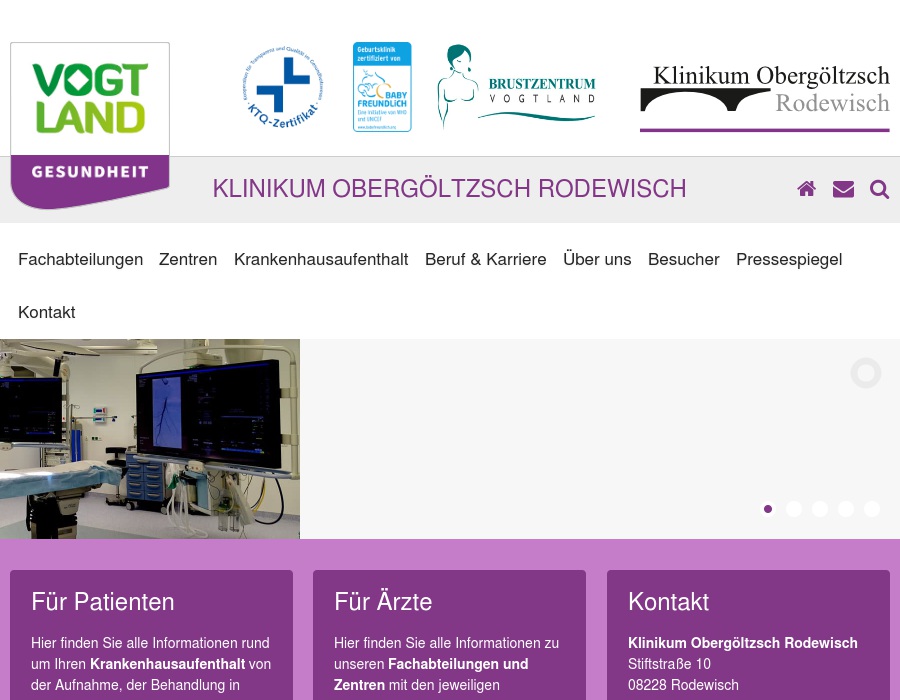 Klinikum Obergöltzsch Rodewisch