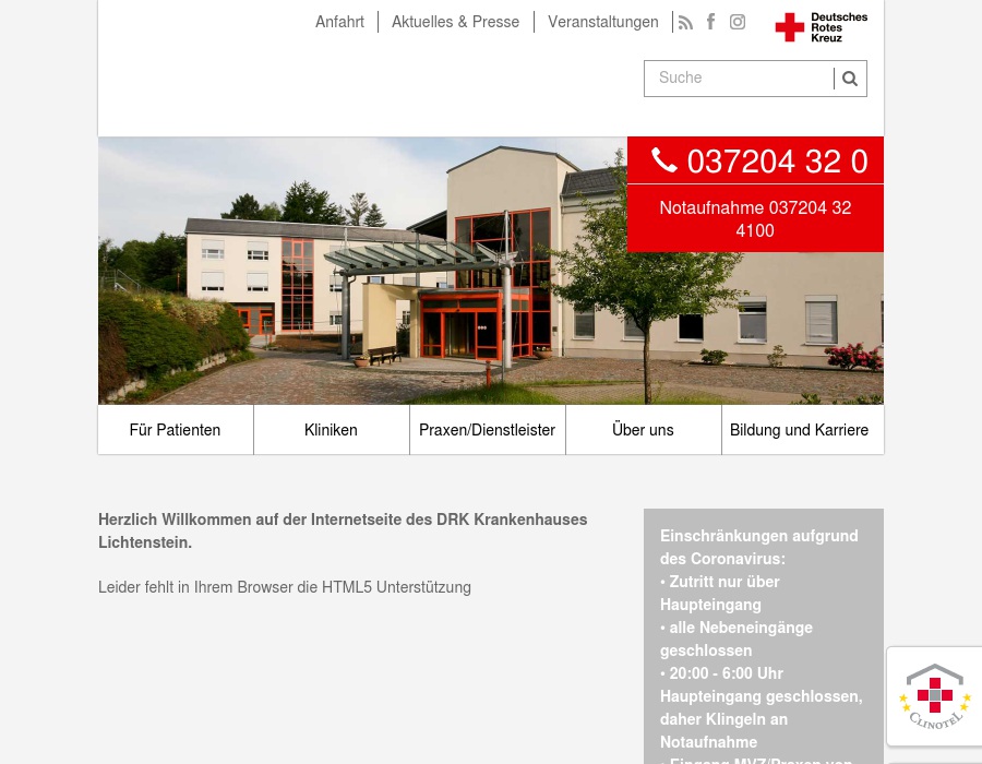 Deutsches Rotes Kreuz Krankenhaus Lichtenstein Geminnützige GmbH