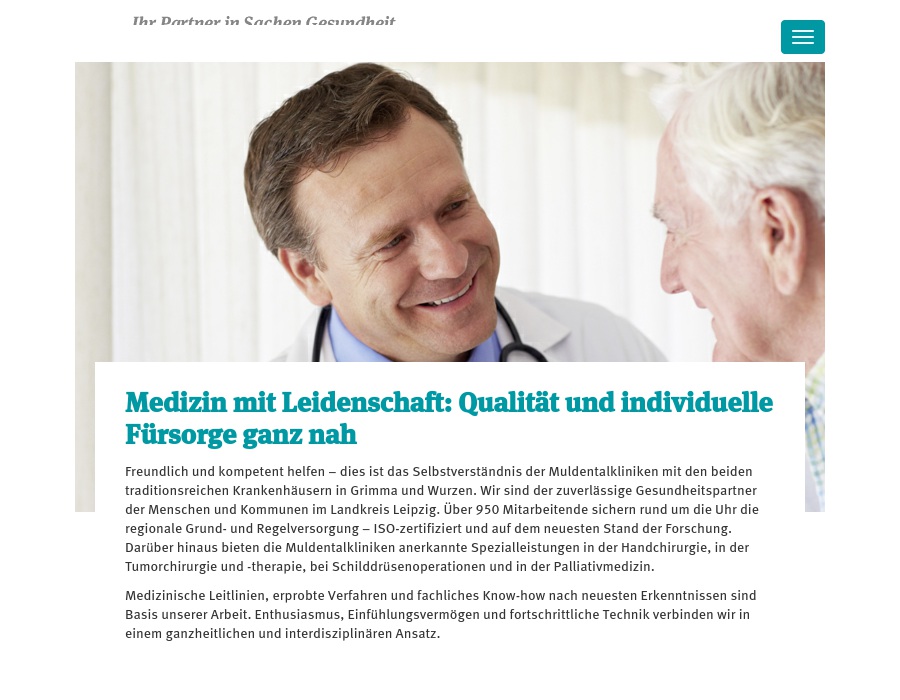 Muldentalkliniken GmbH, Gemeinnützige Gesellschaft Standort Wurzen