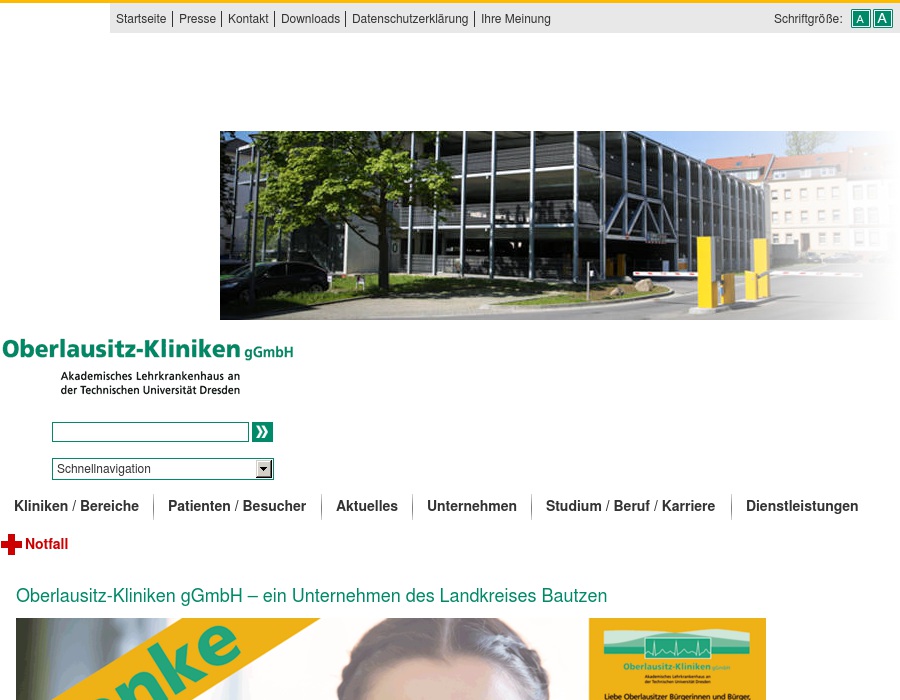 Oberlausitz-Kliniken gGmbH / Krankenhaus Bautzen