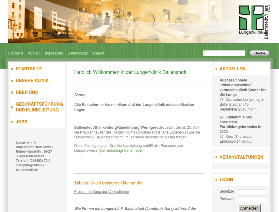 Lungenklinik Ballenstedt/Harz GmbH