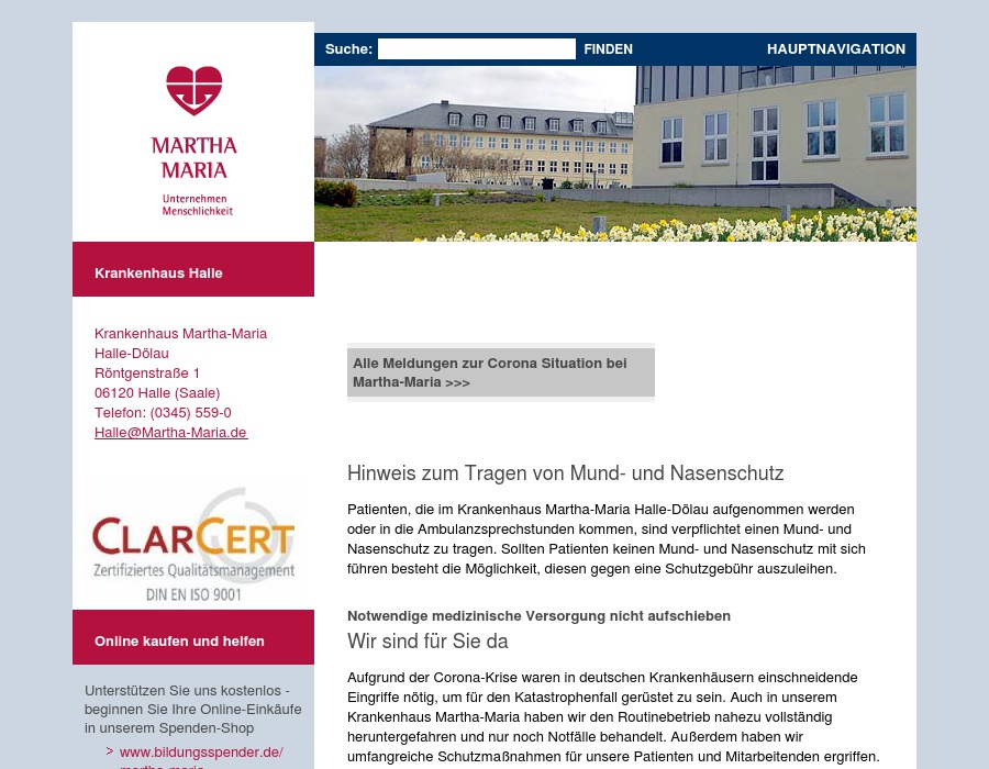 Krankenhaus Martha-Maria Halle-Dölau