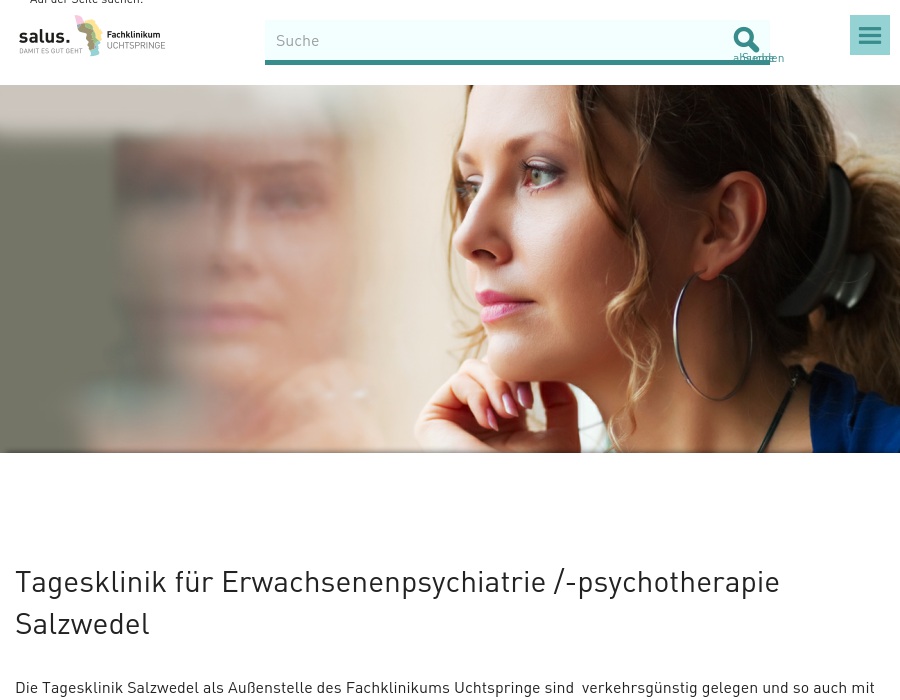 Salus gGmbH Tagesklinik für Erwachsenenpsychiatrie/-psychotherapie Salzwedel