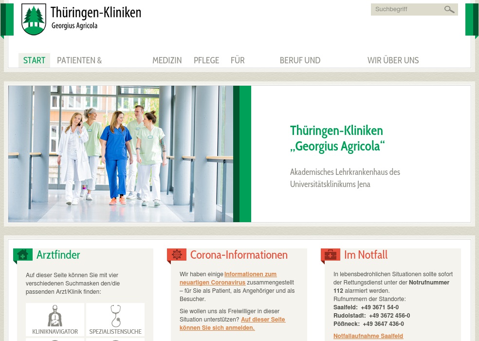 Thüringen-Kliniken "Georgius Agricola" GmbH,