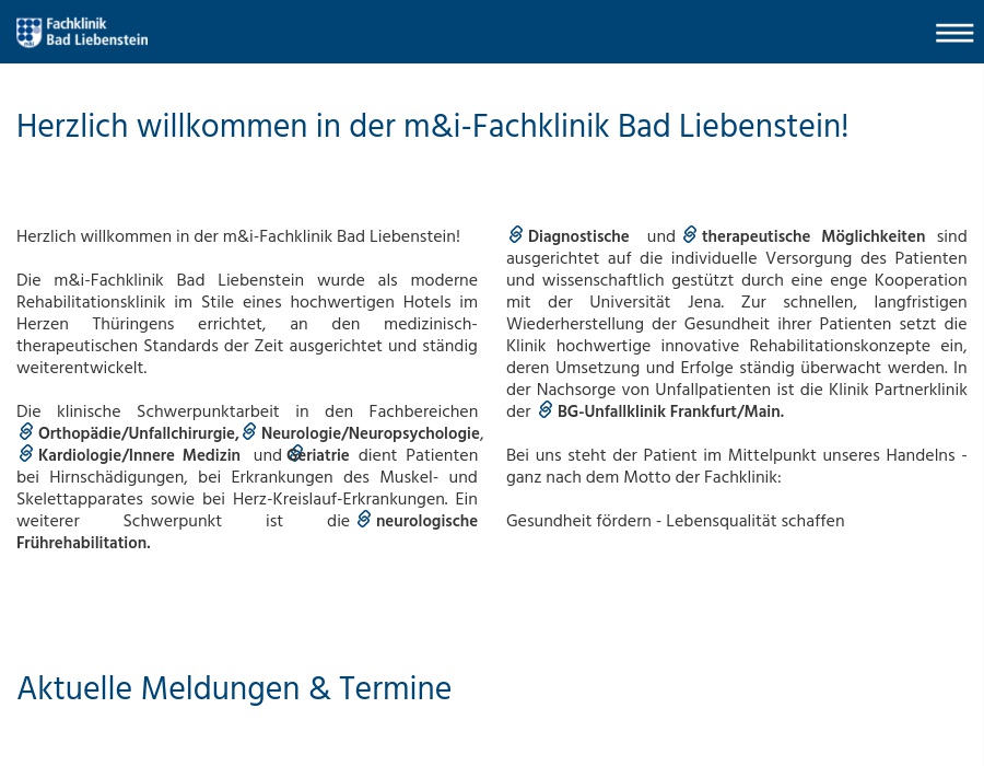 m&i-Fachklinik Bad Liebenstein