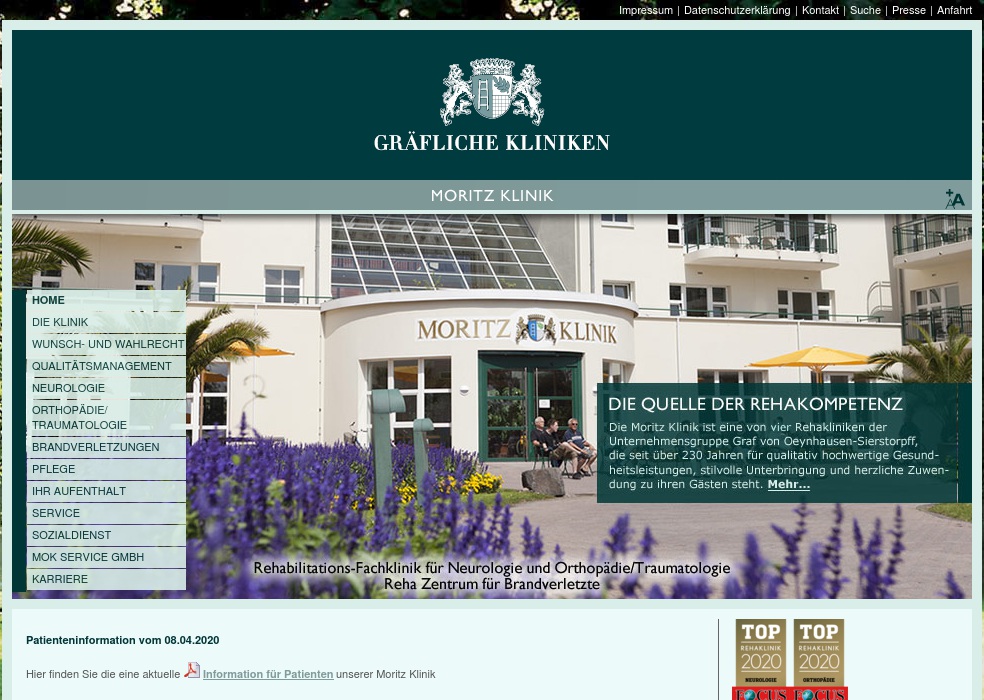 Moritz Klinik GmbH &amp; Co. KG